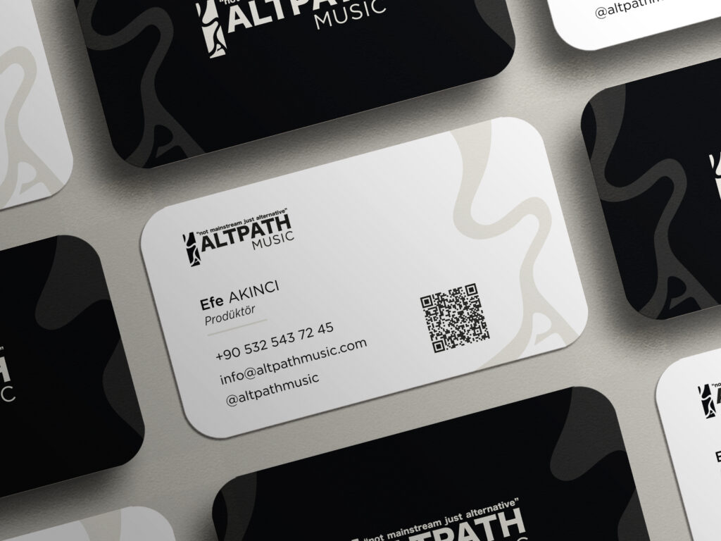 Minimal business card mockup